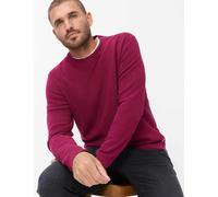 Rundhalspullover BRAX "Style ROY", Herren, Gr. 4XL, rot (pink), Strick, 44% Baumwolle, 29% Polyacryl, 27% Wolle, Rundhals, Pullover Rundhalspullover (87039348-4XL) pink