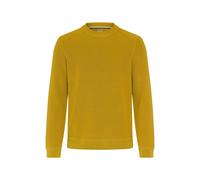 Rundhalspullover BRAX "Style ROY", Herren, Gr. XXXL (58/60), gelb, Strick, 44% Baumwolle, 29% Polyacryl, 27% Wolle, Rundhals, Pullover Rundhalspullover (45445433-XXXL) gelb