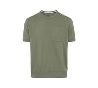 Rundhalspullover BRAX "Style SULLY", Herren, Gr. XXL (56), grün, 82% Baumwolle, 18% Polyester, Rundhals, Pullover Rundhalspullover (94846009-XXL) grün