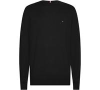 Rundhalspullover "BT-PIMA ORG CTN CASHMERE CN-B", Herren, Gr. XXL, schwarz, Strick, Obermaterial: 92% Baumwolle, 8% Wolle, TOMMY HILFIGER BIG & TALL, Rundhals, Bündchen, Pullover Rundhalspullover (436