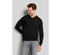 Rundhalspullover BUGATTI Gr. XL, schwarz Herren Pullover Rundhalspullover aus feiner Merinowolle (41727029-XL)