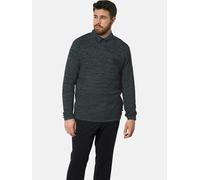 Rundhalspullover CHARLES COLBY "Pullover EARL BARNET", Herren, Gr. XL, blau (petrol), Obermaterial: 100% Baumwolle CO., unifarben, normal, Rundhals, Pullover Rundhalspullover, mit Rippstrick-Muster (5