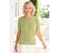 Rundhalspullover CLASSIC BASICS "Pullover", Damen, Gr. 46, grün (lindgrün), 100% Polyacryl, unifarben, Pullover Rundhalspullover (87229752-46) lindgrün