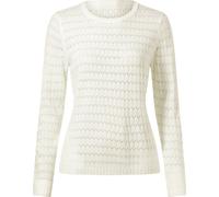 Strickpullover CLASSIC BASICS "Rundhals-Pullover", Damen, Gr. 38, ecru, 100% Polyacryl, unifarben, Pullover Strickpullover (79016813-38) ecru