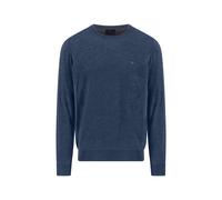 Rundhalspullover FYNCH-HATTON, Herren, Gr. S, night, Strick, Obermaterial: 90% Wolle, 10% Kaschmir, unifarben, regular fit taillenbedeckt, Rundhals, Rippbündchen, Pullover Rundhalspullover, aus Wolle