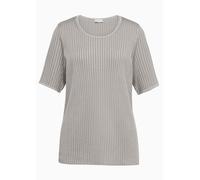 Rundhalspullover GOLDNER "Kurzgröße Pflegeleichter Pullover in hochwertiger Rippenstruktur", Damen, Gr. 24, beige (taupe), Obermaterial: 65% Polyacryl PAN. 35% Polyester PES., eng Sonstiges, Pullover