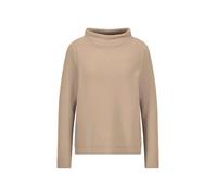 Rundhalspullover GOLDNER "Langarm Ottoman-Design, Turtleneck", Damen, Gr. 46, beige, Obermaterial: 47% Polyester PES. 47% Viskose CV. 6% Elasthan EL., Pullover Rundhalspullover, Turtleneck (69033655-4