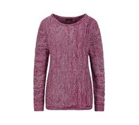Strickpullover mit Wellenmuster pink 44
