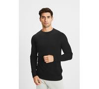 Rundhalspullover JACK & JONES "EMIL KNIT", Damen, Gr. XXL, schwarz, Obermaterial: 60% Baumwolle, 20% Nylon, 20% Viskose, normal, Rundhals, Pullover Rundhalspullover (94539108-XXL) schwarz