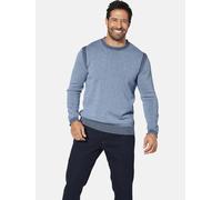 Rundhalspullover JAN VANDERSTORM "Pullover GERTLUND", Herren, Gr. 7XL, blau, Obermaterial: 100% Baumwolle CO., Pullover Rundhalspullover (20734115-7XL) blau