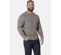 Rundhalspullover JAN VANDERSTORM "Pullover GYLFE", Herren, Gr. 7XL, grün (khaki gemustert), Pullover Rundhalspullover (21976214-7XL) khaki gemustert