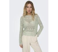 Rundhalspullover JDY "JDYSUN LAY L/S BOATNECK PULLOV. KNT NOOS", Damen, Gr. XXL, desert sage, Strick, Obermaterial: 100% Polyacryl, unifarben, regular fit normal, Rundhals, Pullover Rundhalspullover (