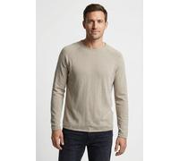 Rundhalspullover "JJBREEZE KNIT CREW NECK PLS", Herren, Gr. 5XL, string, Strick, Obermaterial: 100% Baumwolle, JACK & JONES PLUSSIZE, unifarben, regular fit, Rundhals, Pullover Rundhalspullover (59100