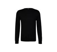 Rundhalspullover JOOP "Denny", Herren, Gr. XXL, schwarz, Strick, Obermaterial: 100% Wolle, unifarben, regular fit normal, Rundhals, elastischer Bund, Pullover Rundhalspullover (87300451-XXL)