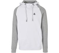 Rundhalspullover JUST RHYSE "Just Rhyse Herren Hoody", Herren, Gr. XXL, weiß, grau, 70% Baumwolle, 30% Polyester, mehrfarbig, normal, ohne Ausschnitt, Pullover Rundhalspullover (97276108-XXL) weiß, gr