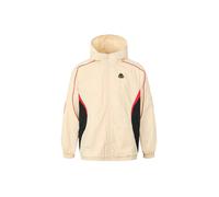 Rundhalspullover KAPPA "Kappa Pullover KMBanda", Herren, Gr. S, beige butter, rot coral, blk, Obermaterial: 100% Nylon, Pullover Rundhalspullover (32807344-S) beige butter, rot coral, blk