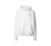 Rundhalspullover KARL KANI "Karl Kani Slogan Oversized Hoodie", Herren, Gr. S, grau melange, 70% Baumwolle, 30% Polyester, mehrfarbig, oversize, ohne Ausschnitt, Pullover Rundhalspullover (99078544-S)
