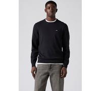 Rundhalspullover LEVI'S "LIGHTWEIGHT HM SWEATER", Herren, Gr. L, meteorite, Strick, Obermaterial: 100% Baumwolle, regular fit normal, Rundhals, angesetztes Bündchen, Pullover Rundhalspullover, Feinger