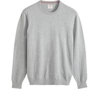 Rundhalspullover LEVI'S "LIGHTWEIGHT HM SWEATER", Herren, Gr. XL, mid tone grau heather, Strick, Obermaterial: 100% Baumwolle, regular fit normal, Rundhals, angesetztes Bündchen, Pullover Rundhalspull