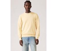Rundhalspullover LEVI'S "LIGHTWEIGHT HM SWEATER", Herren, Gr. XXL, beige (rutabaga pique), Strick, Obermaterial: 100% Baumwolle, regular fit normal, Rundhals, angesetztes Bündchen, Pullover Rundhalspu