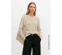 Marc O'Polo Strickpullover mit Strukturmuster in Beige, Größe M