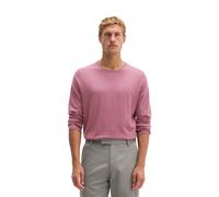 Rundhalspullover MARC O'POLO "aus Bio-Baumwoll-Kaschmir-Mix", Herren, Gr. L, rosa (light mauve), Obermaterial: 95% Baumwolle, 5% Kaschmir, unifarben, Pullover Rundhalspullover (35652310-L) light mauve