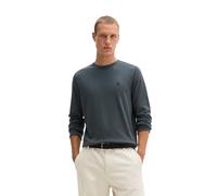 Rundhalspullover MARC O'POLO, Herren, Gr. XXL, peppercorn grau, Strick, Obermaterial: 95% Baumwolle, 5% Kaschmir, regular fit normal, Rundhals, Rollkante, Pullover Rundhalspullover, regular aus Bio-Ba