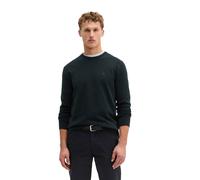Sweater MARC O'POLO "Strickpullover Pullover Regular Small-Logo 1er Pack", Herren, Gr. 3XL, blau, Obermaterial: 100% Baumwolle CO., Sweatshirts Sweater (71075420-XXXL) blau