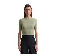 Rundhalspullover MARC O'POLO "aus Viskose-Mix", Damen, Gr. XL, smooth sage, Obermaterial: 80% Viskose, 20% Polyester, unifarben, Rundhals, Pullover Rundhalspullover (79236520-XL) smooth sage