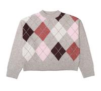 Rundhalspullover MARC O'POLO "aus weichem Material", Mädchen, Gr. 176, beige, Strick, Obermaterial: 65% Polyester, 13% Polyacryl, 13% Polyamid, 6% Wolle, 3% Elasthan, loose fit normal, Rundhals, Rippb
