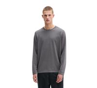 Rundhalspullover MARC O'POLO "aus zertifizierter Bio-Baumwolle", Herren, Gr. XL, grau (grau morn), Obermaterial: 100% Baumwolle, unifarben, Rundhals, Pullover Rundhalspullover (76778154-XL) grau morn