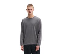 Rundhalspullover MARC O'POLO "aus zertifizierter Bio-Baumwolle", Herren, Gr. XXL, grau (grau morn), Obermaterial: 100% Baumwolle, unifarben, Rundhals, Pullover Rundhalspullover (76778154-XXL) grau mor
