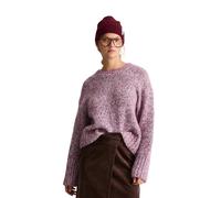 Rundhalspullover MARC O'POLO DENIM, Damen, Gr. S, medium pink, Strick, Obermaterial: 67% Schurwolle, 25% Polyamid, 8% Alpaka, regular fit normal, Rundhals, Rippbündchen, Pullover Rundhalspullover, reg