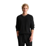 Marc O'Polo Denim Herren Strickpullover Rundhals Grobstrick Baumwolle XL Schwarz