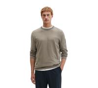 Strickpullover MARC O'POLO "aus reiner Bio-Baumwolle", Herren, Gr. XXL, beige (frozen taupe), Obermaterial: 100% Baumwolle, unifarben, Pullover Strickpullover (66894252-XXL) frozen taupe