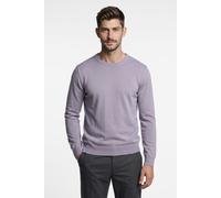 Rundhalspullover MARC O'POLO, Herren, Gr. XL, lila (lila dawn), Strick, Obermaterial: 54% Baumwolle, 29% Schurwolle, 17% Polyamid, regular fit normal, Rundhals, Bündchen, Pullover Rundhalspullover, re
