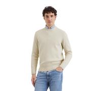 Marc O'Polo Herren Pullover aus Bio-Baumwolle Leichter Rippstrick, Beige (Gray Silk), XXL