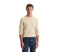 Marc O'Polo Pullover Herren Slim Fit Rundhals Baumwolle beige, L