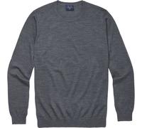 Rundhalspullover MARVELIS, Herren, Gr. XXL, grau (anthrazit), Strick, Obermaterial: 100% Schurwolle, regular fit normal, Rundhals, Rippbündchen, Pullover Rundhalspullover (28565812-XXL) anthrazit