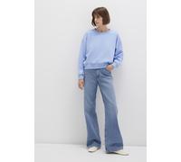 Rundhalspullover MAVI "CREW NECK SWEATSHIRT", Damen, Gr. L, lavender lustre, Stoff, 68% Baumwolle, 32% Polyester, lässig geschnitten normal, Rundhals, Pullover, Sweatshirt cropped (42224823-L) lavende