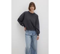 Rundhalspullover MAVI "CREW NECK SWEATSHIRT", Damen, Gr. L, phantom, Stoff, 66% Baumwolle, 34% Polyester, lässig geschnitten normal, Rundhals, Pullover Rundhalspullover, Sweatshirt cropped (82365912-L