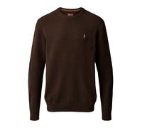 Rundhalspullover MCS "MCS Pullover Adrian", Herren, Gr. 3XL, schwarz braun melange, Obermaterial: 80% Wolle, 20% Polyester, Pullover Rundhalspullover (24380626-XXXL) schwarz braun melange