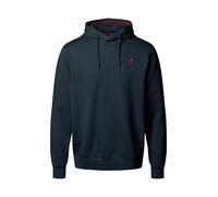 Rundhalspullover MCS "MCS Pullover MCChris", Herren, Gr. 3XL, blau (schwarz sapphire), Obermaterial: 100% Baumwolle, Pullover Rundhalspullover (29497660-XXXL) schwarz sapphire