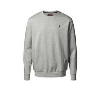 Rundhalspullover MCS "MCS sweatshirt MCSkyler", Herren, Gr. M, grau melange, Obermaterial: 100% Baumwolle, Pullover Rundhalspullover (55575915-M)