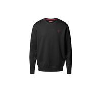 Rundhalspullover MCS "MCS sweatshirt MCSkyler", Herren, Gr. XXL, schwarz (tap shoe), Obermaterial: 100% Baumwolle, Pullover Rundhalspullover (37478069-XXL) tap shoe