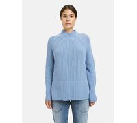 Rundhalspullover MILANO ITALY, Damen, Gr. L, blau (cornflower blau), Strick, Material: 40% Wolle, 30% Viskose, 20% Polyamid, 10% Kaschmir, unifarben, regular fit normal, Rundhals, Raglanärmel Rippbünd