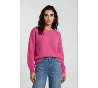 Rundhalspullover MILANO ITALY, Damen, Gr. S, fuchsia, Strick, Material: 50% Polyamid, 27% Polyacryl, 20% Alpaka, 3% Elasthan, unifarben, regular fit normal, Rundhals, eingesetzt Rippbündchen, Pullover