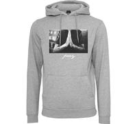 Rundhalspullover MISTERTEE "MisterTee Herren Pray Hoody", Herren, Gr. XXL, erdgrau, 65% Baumwolle, 35% Polyester, unifarben, normal, ohne Ausschnitt, Pullover Rundhalspullover (54124159-XXL) erdgrau