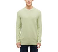 Rundhalspullover MUSTANG "Style Elliot", Herren, Gr. XXL, grün (swamp), Strick, Obermaterial: 100% Baumwolle, Rundhals, Pullover Rundhalspullover (50351367-XXL)