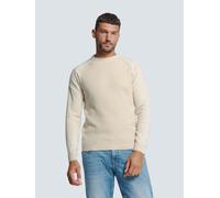 Rundhalspullover NO EXCESS "No Excess Crewneck Pullover", Herren, Gr. XXL, grau (kitt), 80% Baumwolle, 20% Polyamid, Pullover (21290100-XXL) kitt